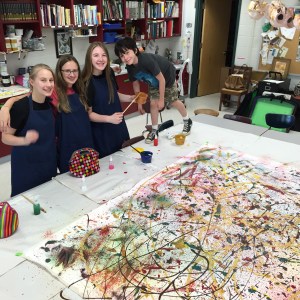 Splatter Painting for Coffeehouse